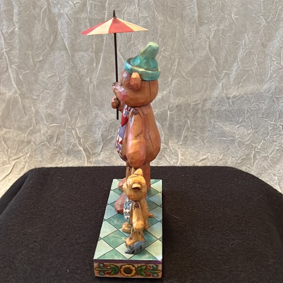 Heartwood Creek Jim Shore Hand in Hand Bear w/Cat Figurine - Picture 4 of 16